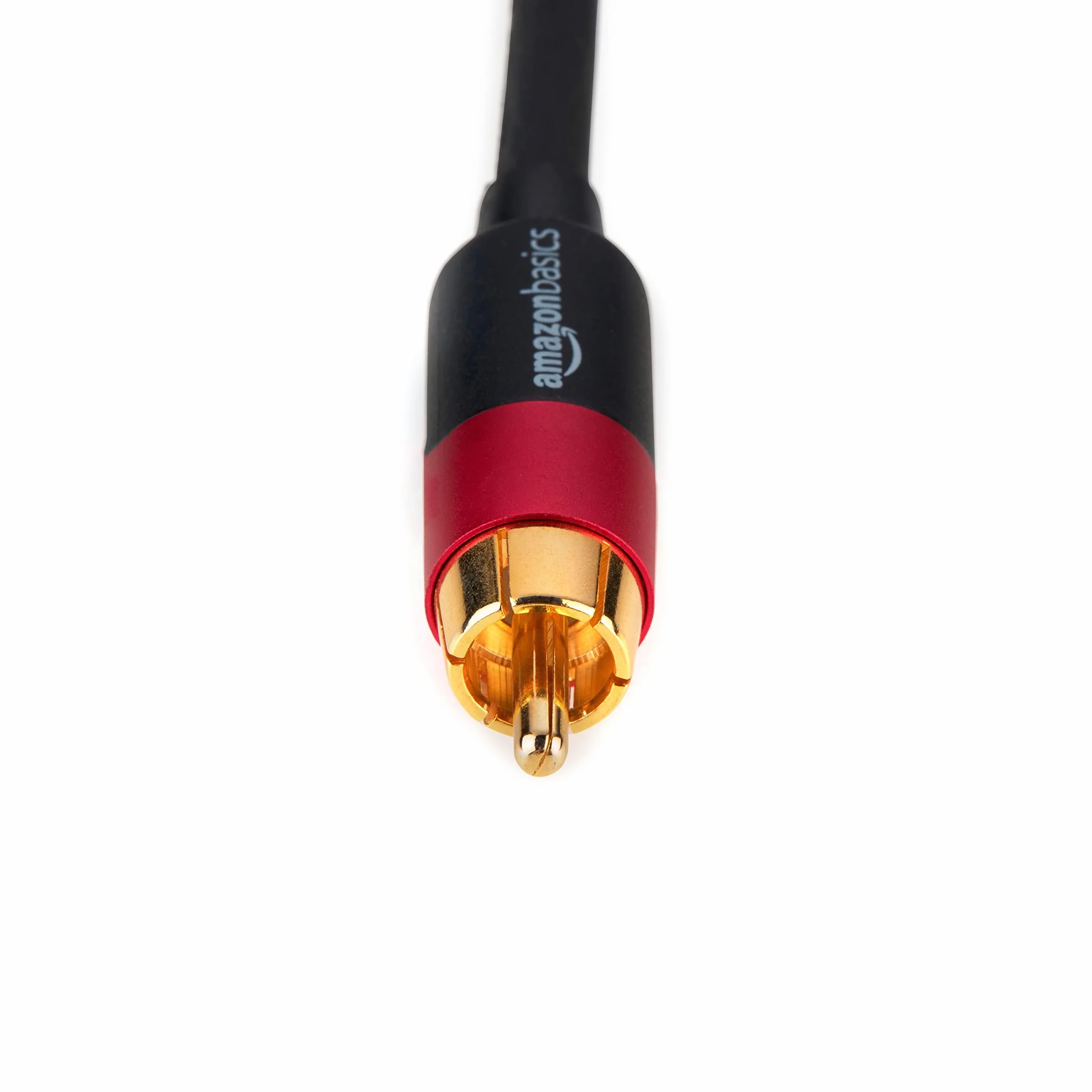 Amazon Basics Cable de audio RCA macho a 2 machos 10 m Negro