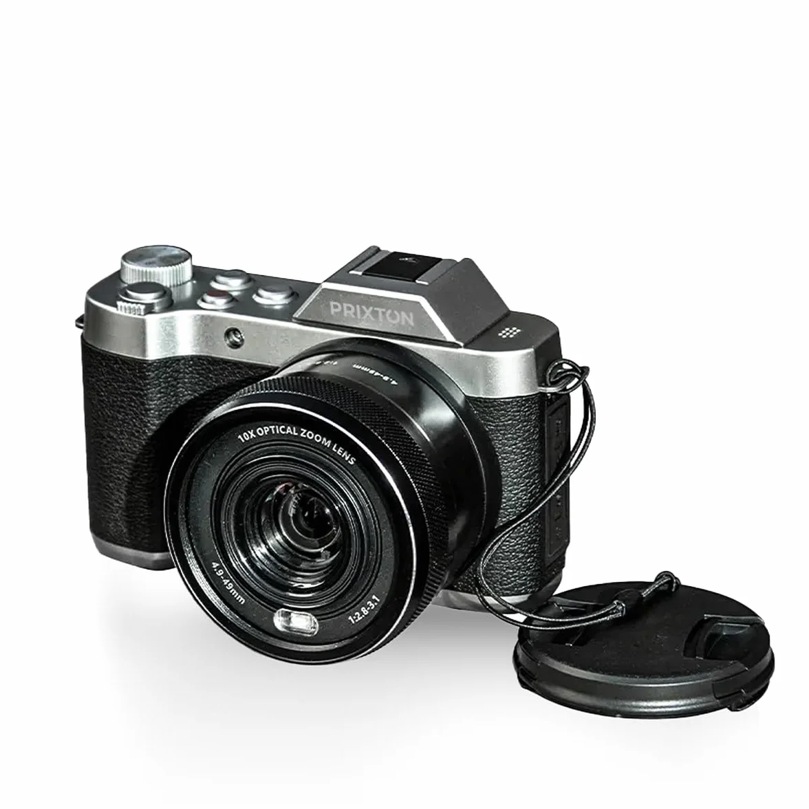 PRIXTON Cámara Digital Nomad DC950 4K 64MP WiFi Estabilización EIS Anti-Shake Zoom Óptico 10X 85 Minutos SD 256GB Reacondicionado