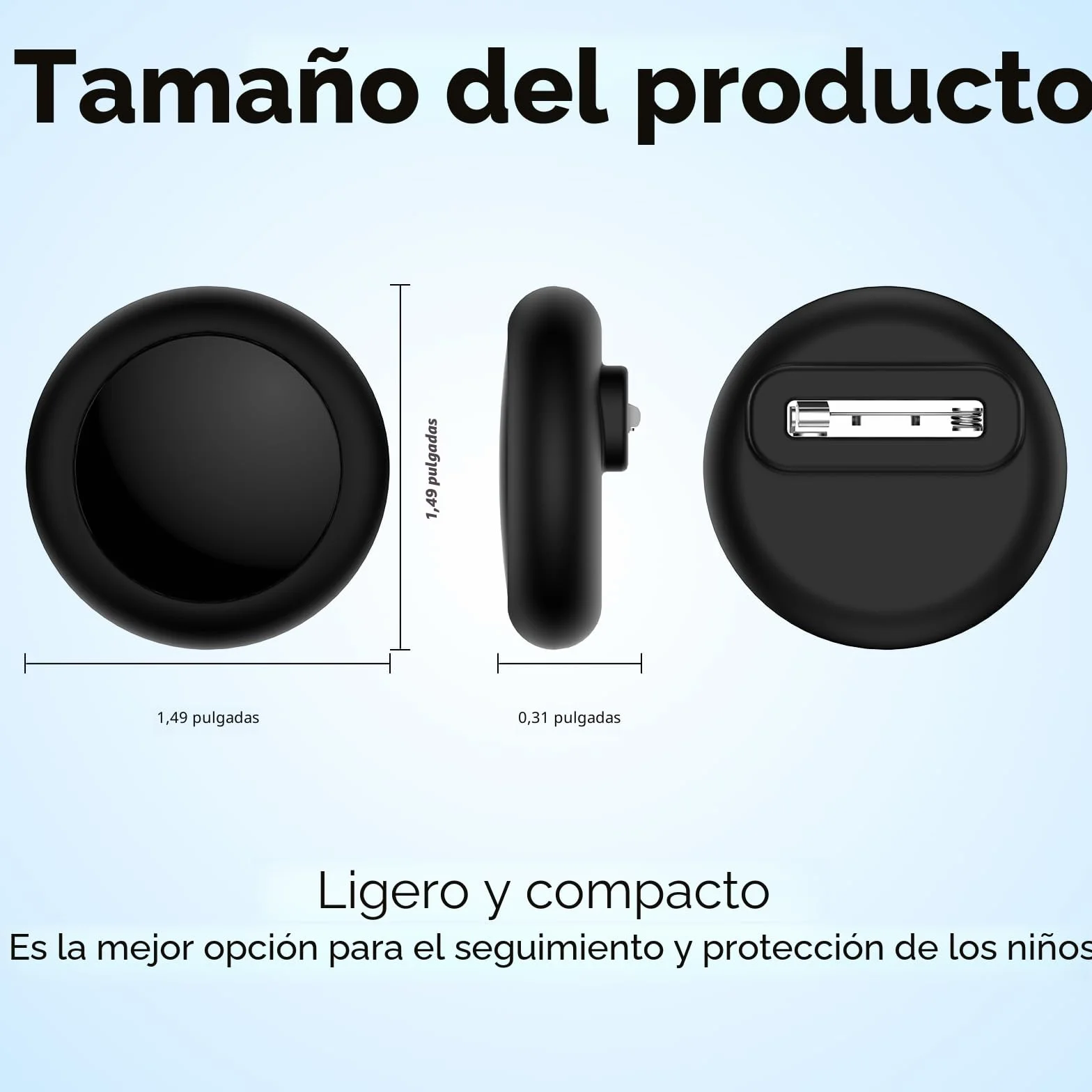 SPGUARD Pack de 4 Fundas Ocultas Impermeables para Apple AirTag 1/2, Protectora de Silicona con Imperdibles de Seguridad