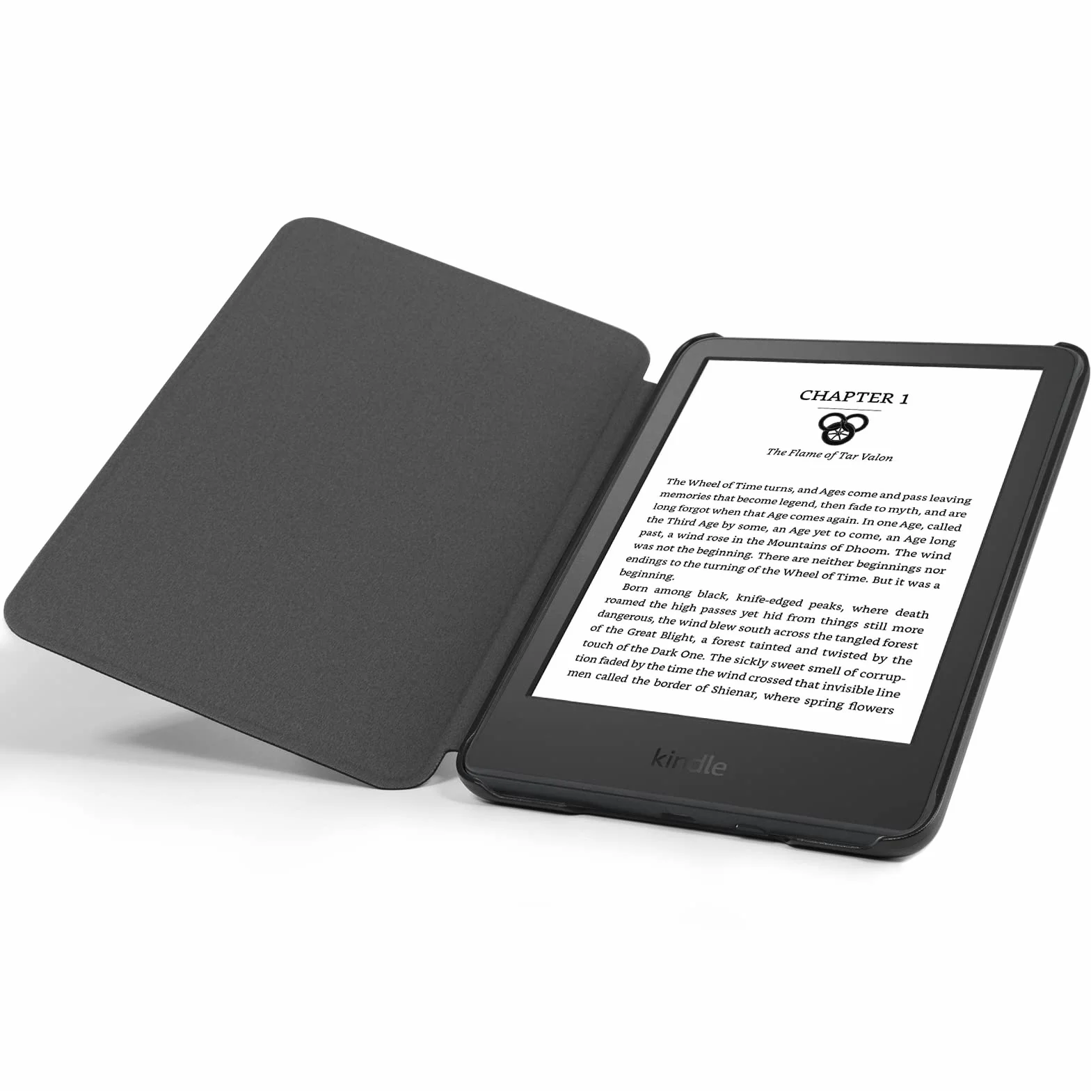 CoBak Funda para el Nuevo Kindle de 6" (11ª Generación), e-Reader 2024 y 2022, Funda Protectora Ligera con Función de Suspensión/Activación Automática (Smart Cover), Negro