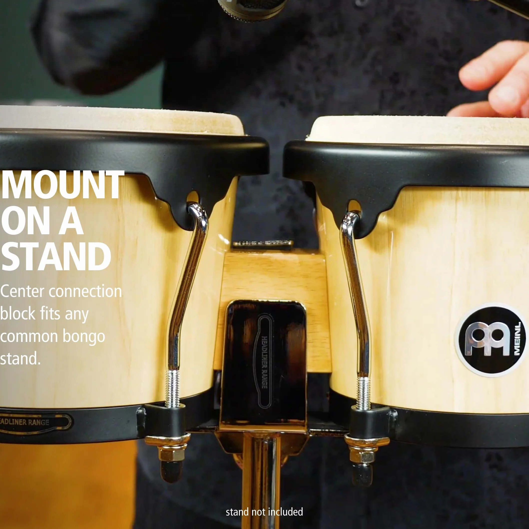 Meinl Percussion HB100NT - Bongos, Marrón, Natural