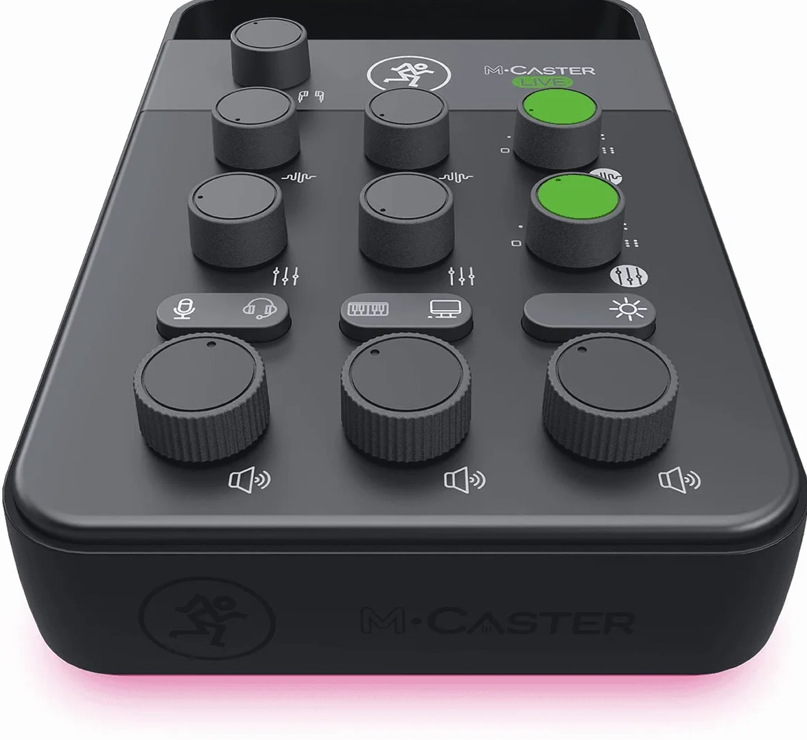 Grabadore portátil Mackie M Caster para streaming, juegos y creadores de contenidos