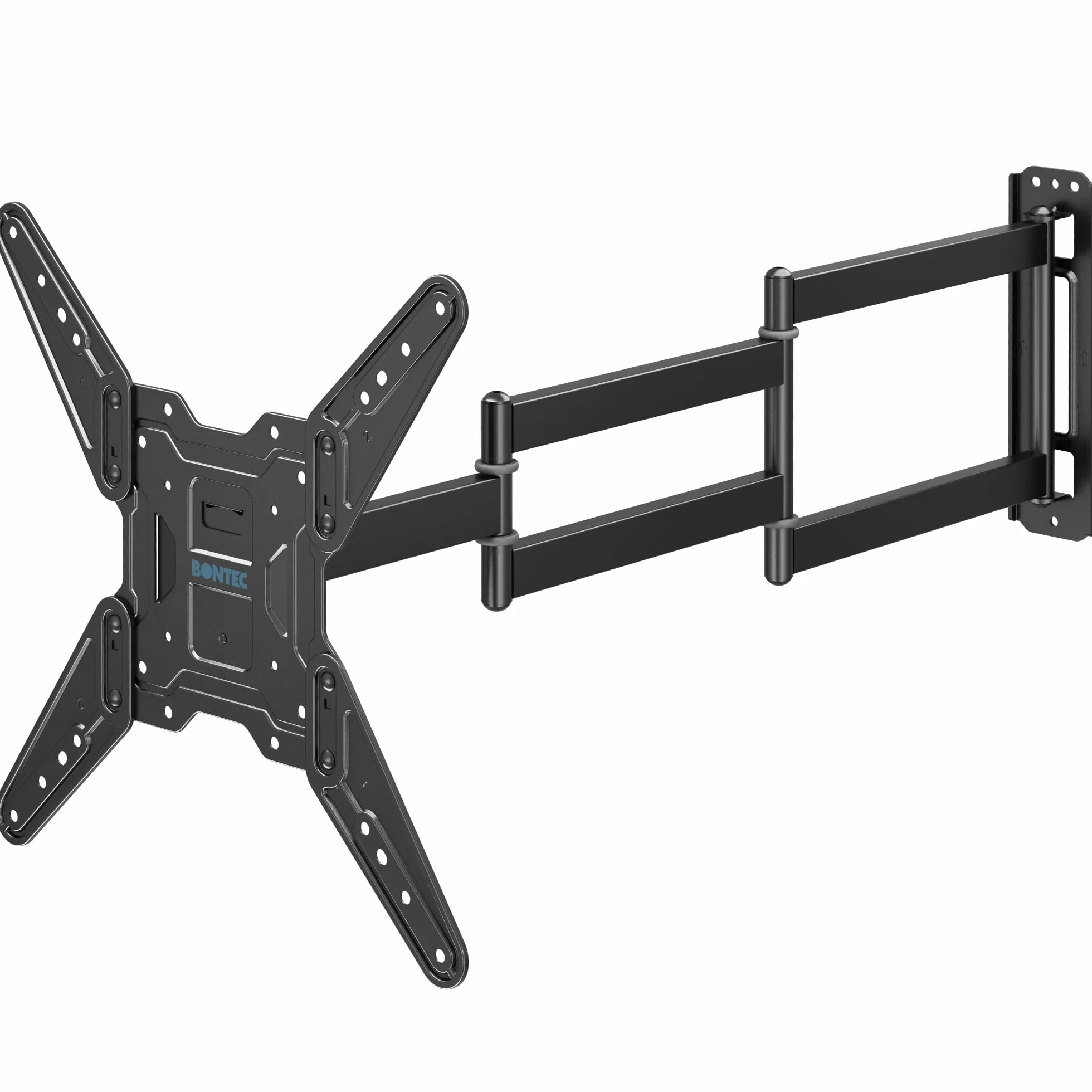 BONTEC Soporte TV Pared 26-65 Pulgadas, Brazo Extensible 950 mm, Inclinable Giratorio, Carga 35 kg, VESA 400x400 mm