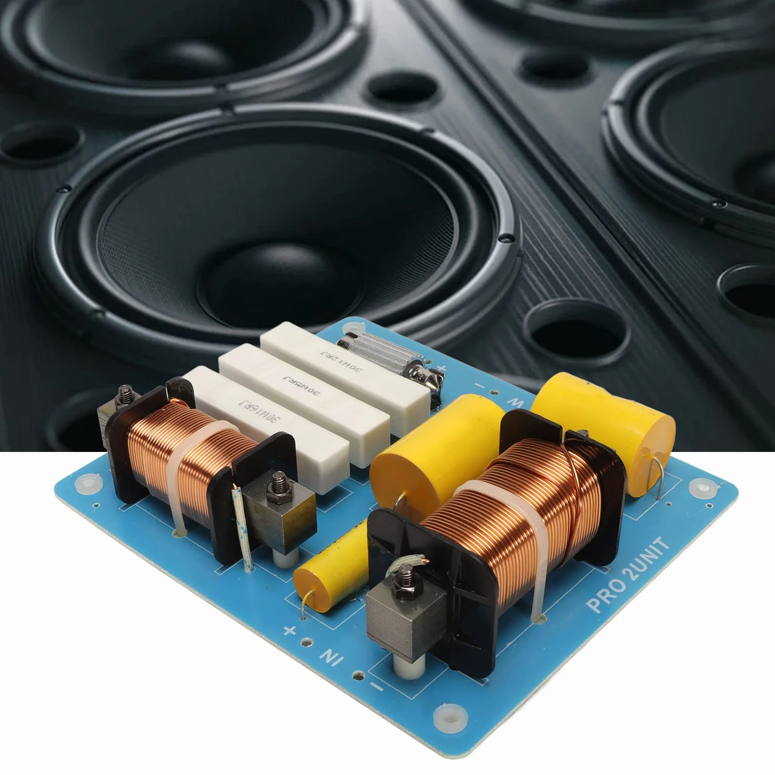Crossover de 2 Vías 600-800W 1500-3500Hz Divisor de Frecuencia para Altavoces 10 12 15 Pulgadas