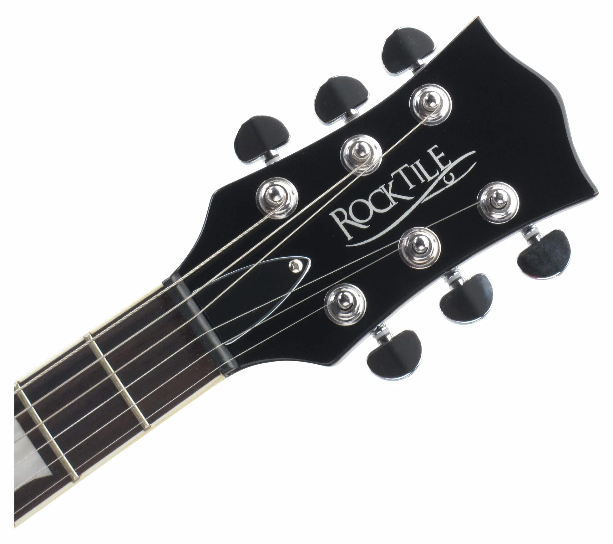 Rocktile Pro HB100-SB Guitarra Eléctrica (Cuerpo semi-resonante/hollowbody, 2 Humbucker, Diapasón de palisandro, Mástil de arce, Escala: 65 cm, Ancho de cejuela: 43 mm) Sunburst