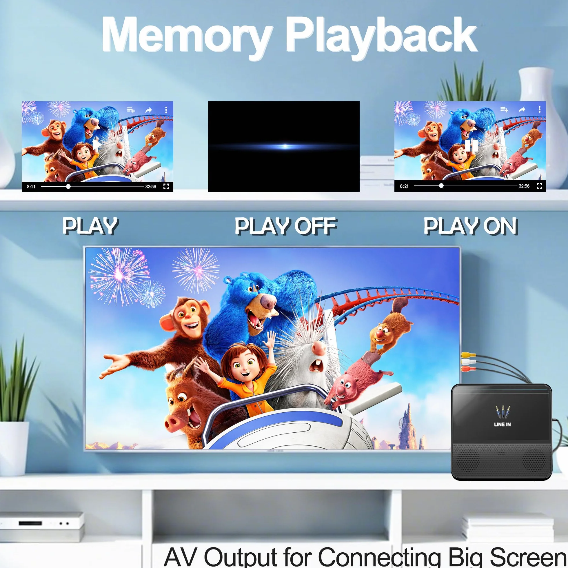4000mAh Reproductor DVD Portátil Recargable, HD 9,8" DVD Player Todas Las regiones, Compatible con DVD/CD/Bluetooth/AUX/RCA/USB, Temporizador, Control de Brillo, Música Bluetooth, Mando a Distancia
