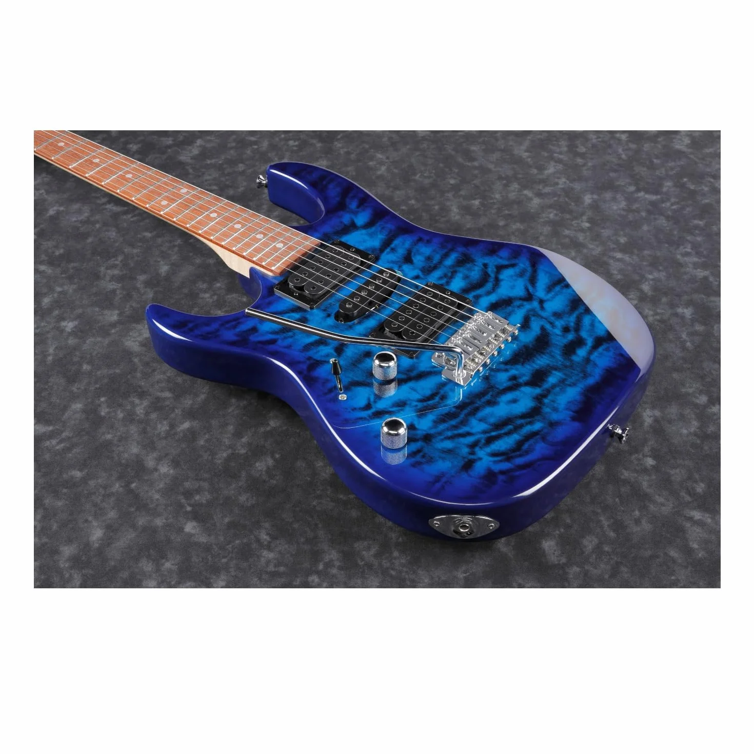 Ibanez GRX70QA-TBB GIO Series - Guitarra eléctrica - Burst azul transparente - zurdos