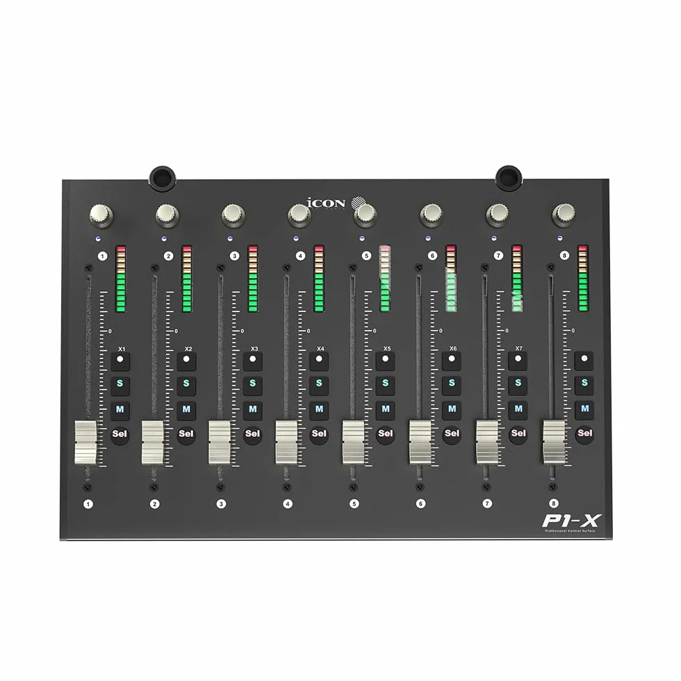 iCon Pro Audio P1-X/D4 USB MIDI DAW Controller Extension Display Bundle