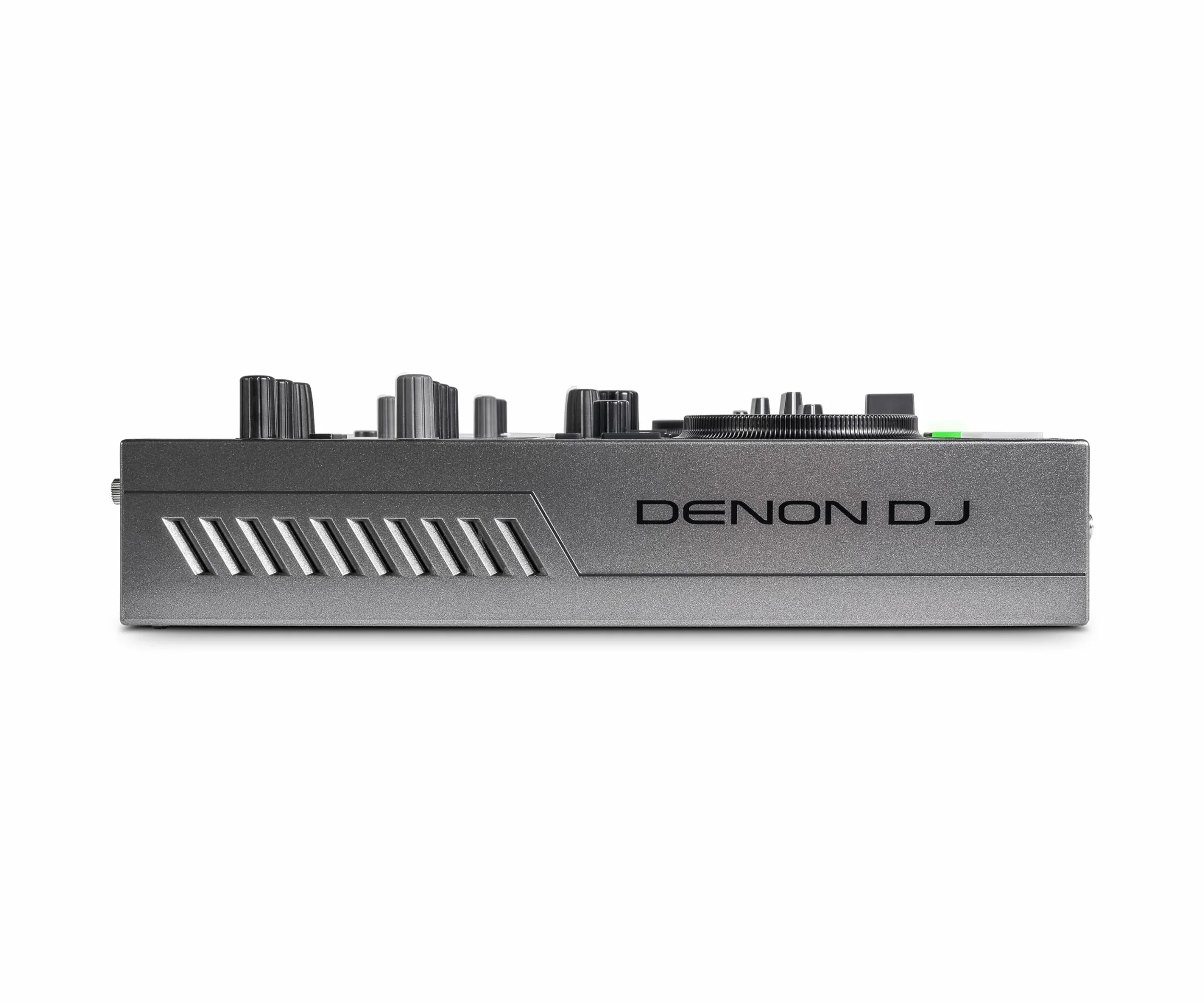 Denon DJ PRIME GO+ Controlador DJ Portátil Autónomo con Bateria Recargable, Pantalla de 7", Mezclador con Separación de Stems, Streaming por Wifi y Bluetooth