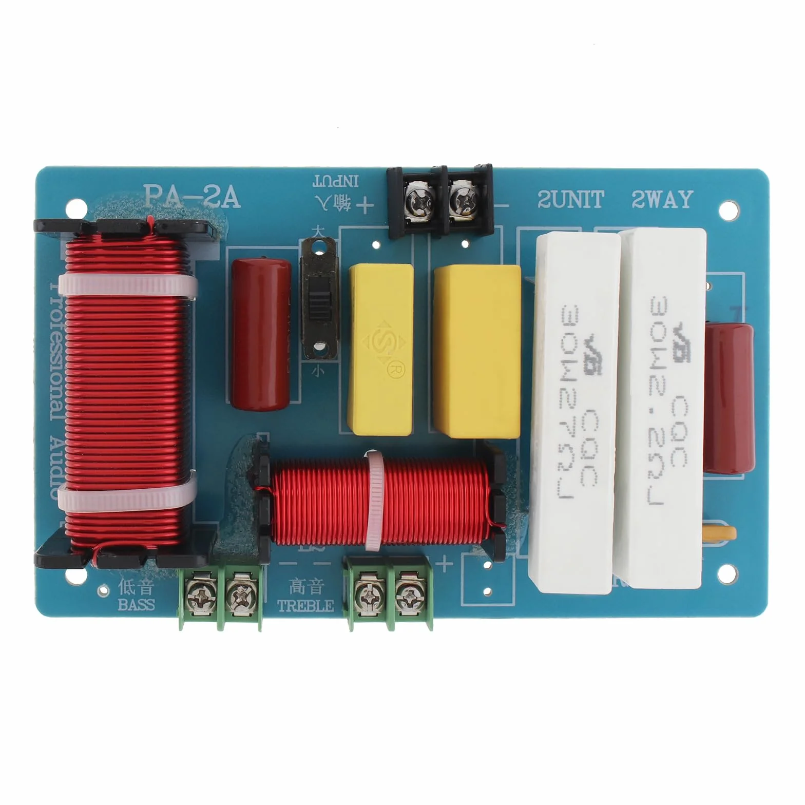 Altavoz de 2 vías Crossover 450 W 4-8 ohmios Divisor de frecuencia alta y baja Alta fidelidad