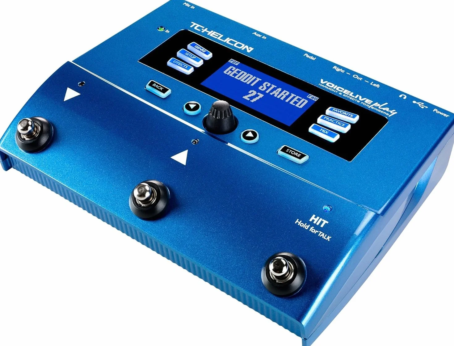 TC Helicon Voicelive - Pedal de efectos y armon?a vocal