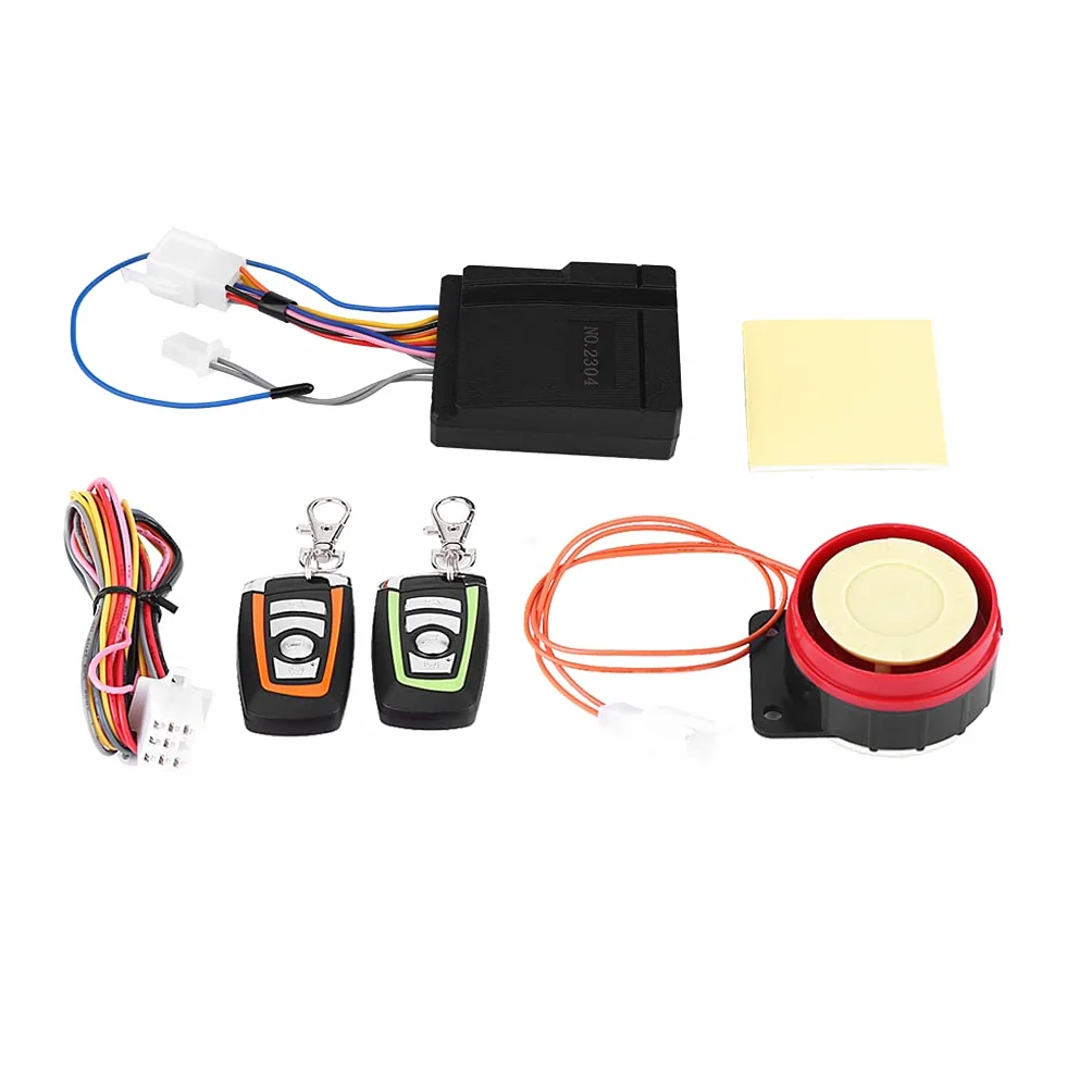 EBTOOLS para Alarma Buena para Motocicleta Sistema de Alarma para Motocicleta Sistema de Alarma de Seguridad Antirrobo para Motocicleta Control Remoto