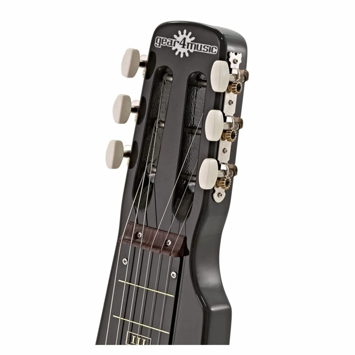 Gear4music Lap Steel Kit de guitarra con soporte, Tonebar Slide y Gig Bag
