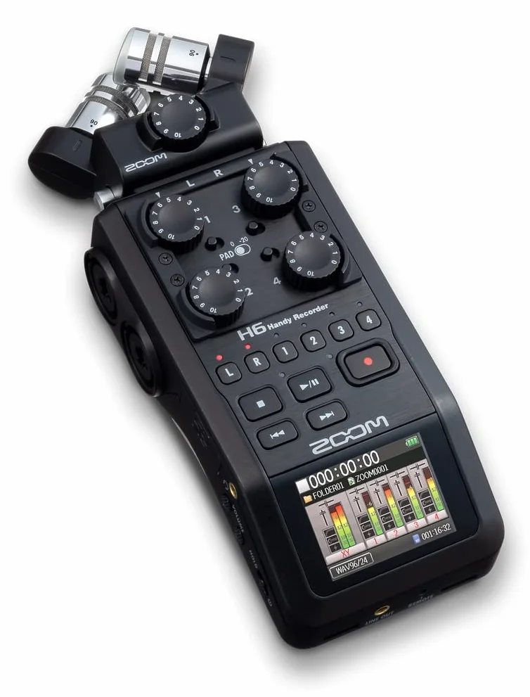 Zoom H6-BLK - grabadora de 6 Pistas - Interface USB - Black Edition