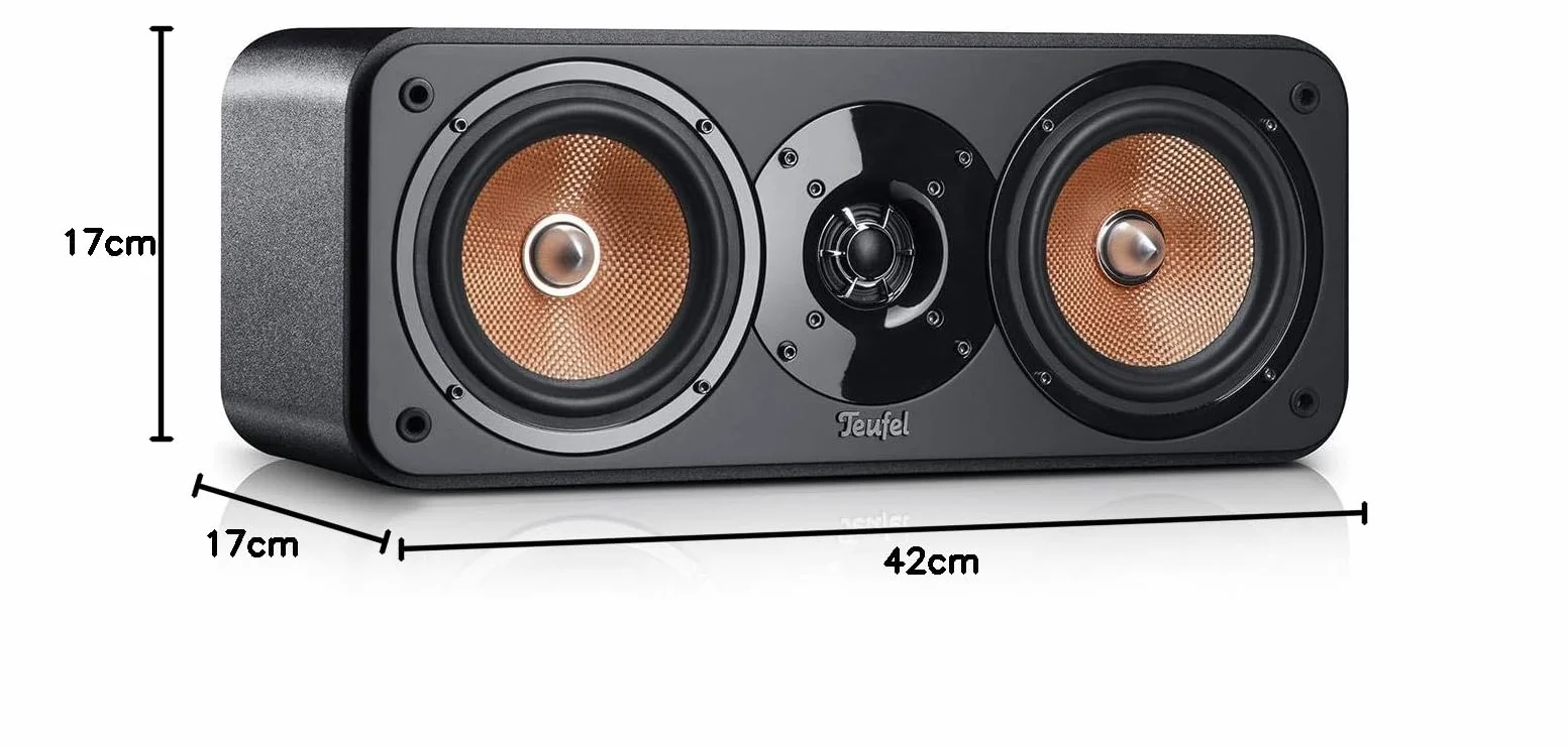Teufel Ultima Center Altavoz Central HiFi Home Cinema Negro