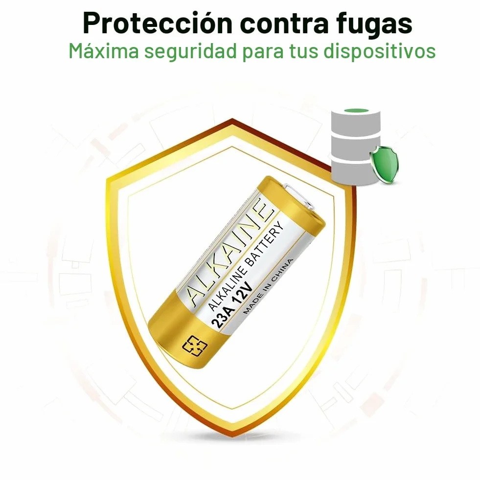 Pilas alcalinas A23S MN21/23 L1028 12 V, 23 A, 5 unidades