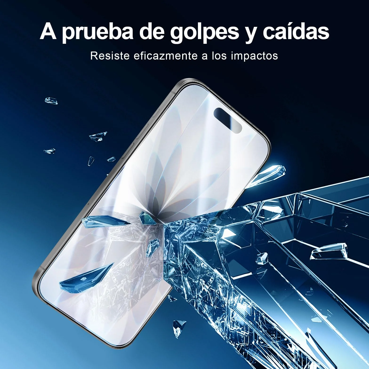 NEW'C 2 x Protector Pantalla para iPhone 17 (6,3 Pulgadas) y 2 x Protector Pantalla Protector de Lente de Cámara - Cristal Templado - Ultra Resistente - Herramienta de instalación fácil incluida