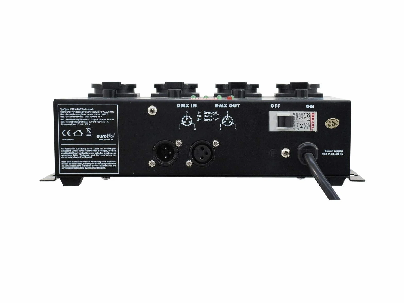 Eurolite 70064210 Erx-4 Dmx - Regulador de intensidad
