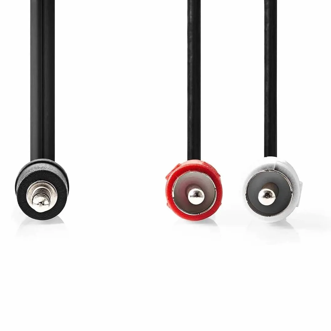 CABLEPELADO Cable Audio Estéreo Jack a 2 Macho 3.5mm Minijack 3 Metros