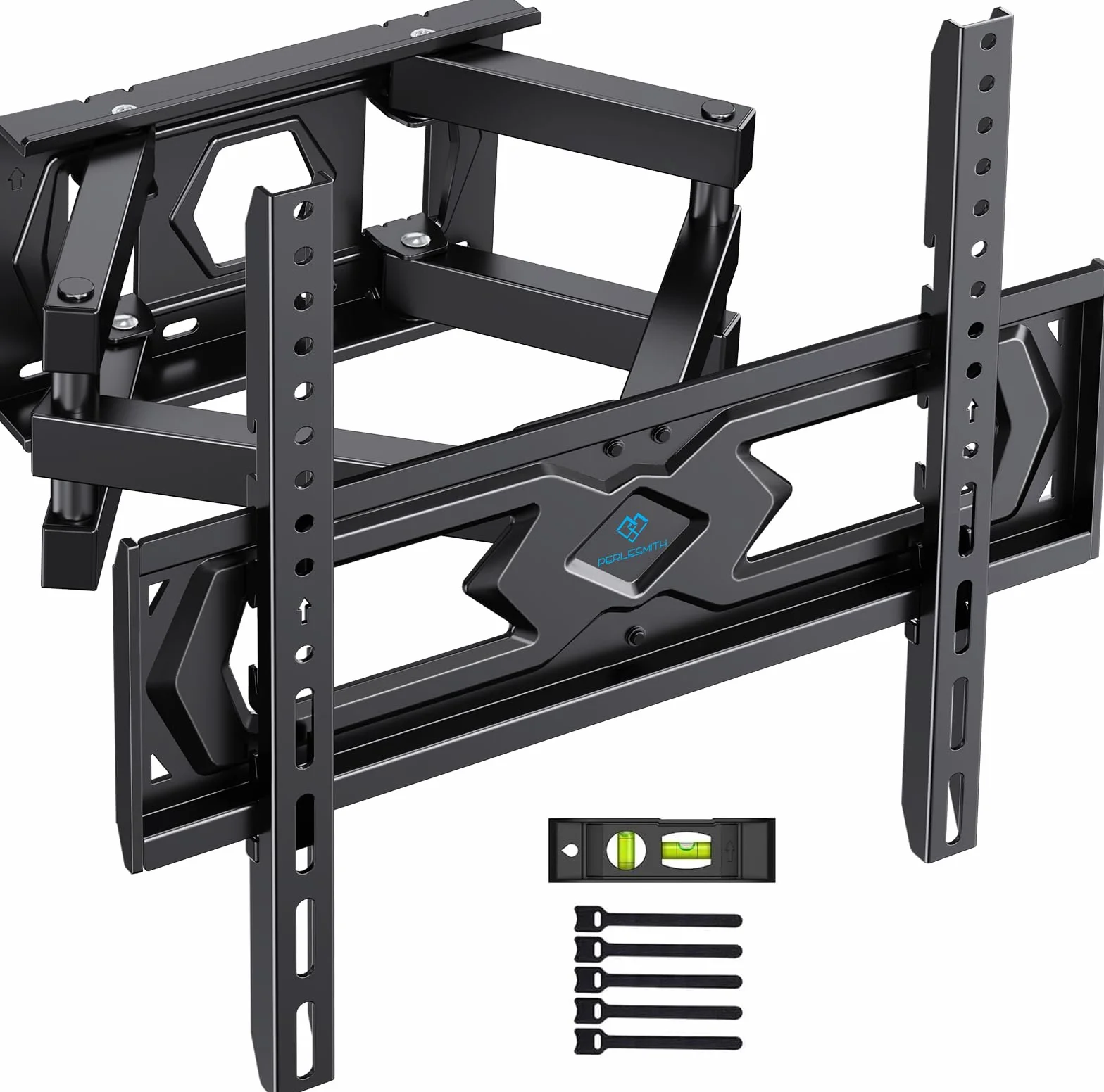 PERLESMITH Soporte TV Pared Articulado Inclinable Giratorio 26-70 Pulgadas VESA 400x400mm 45kg