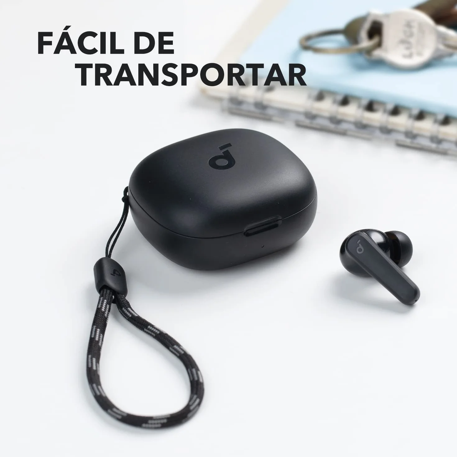 Soundcore by Anker P20i Auriculares inalámbricos Bluetooth 5.3, 10mm, Big Bass, 30H, IPX5, 2 micrófonos, EQ Personalizado