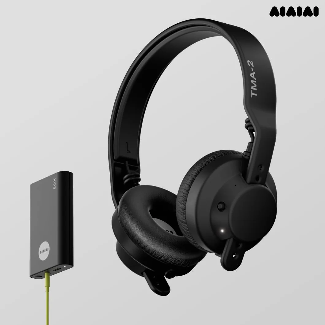 Aiaiai TMA-2 DJ Wireless - Auriculares DJ inalámbricos con latencia ultrabaja, +20h de batería, diseño Ligero y Resistente, Almohadillas de Alto Aislamiento y Bluetooth