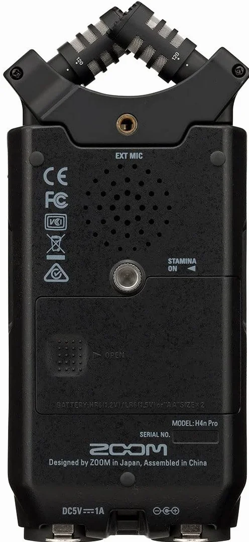 Zoom - H4nPro-BLK - Grabador 4 Pistas - interfaze USB - Color Negro