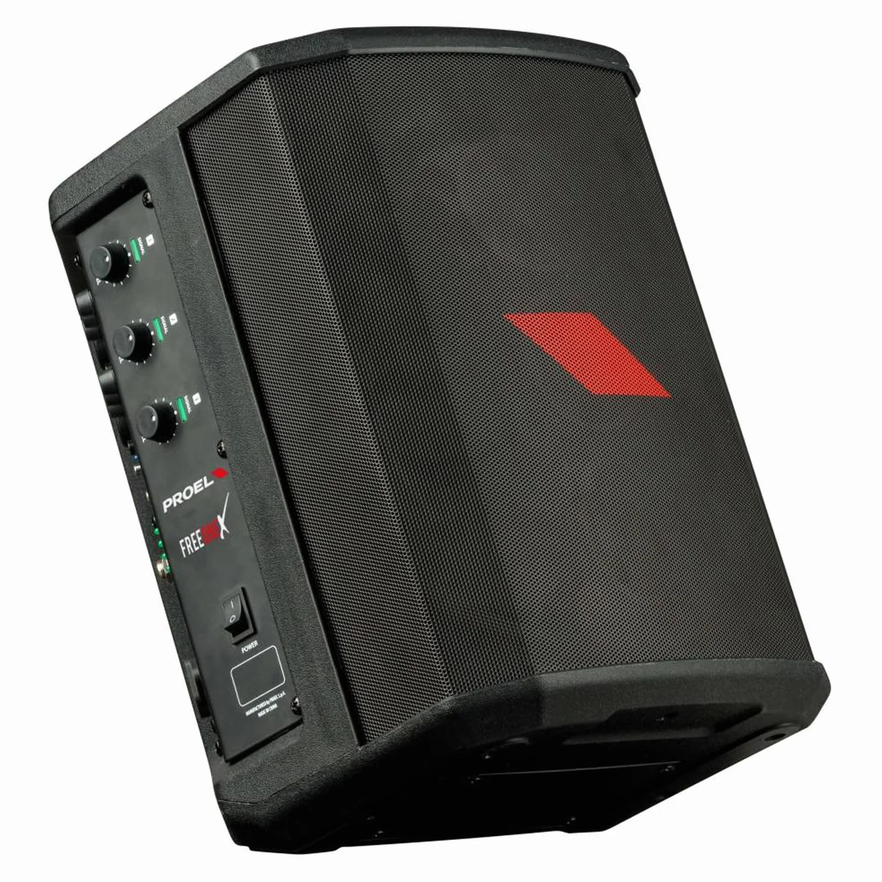 PROEL Freeonex - Sistema de audio portátil con batería todo en uno con módulo Bluetooth y pico de potencia de 200 W, color negro