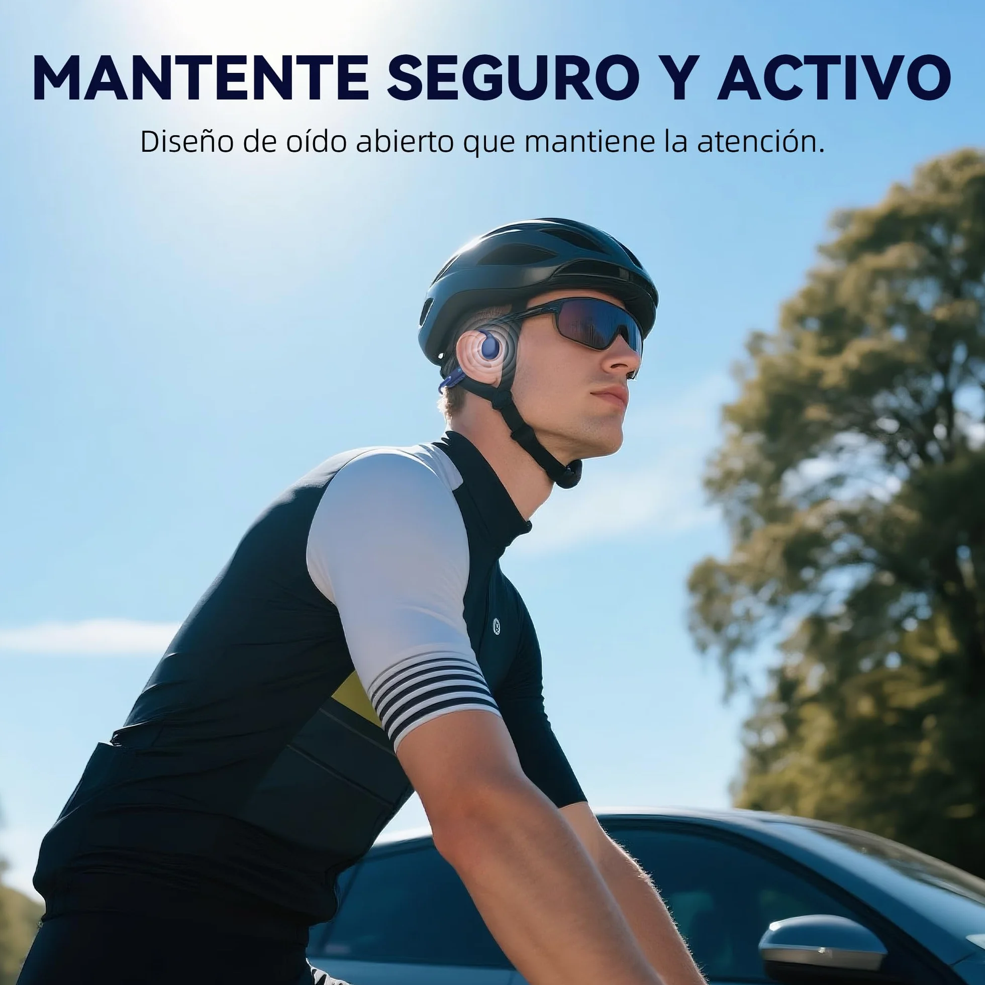 HIFI WALKER Auriculares Conducción Ósea MP3 32GB IPX8 Bluetooth 5.3 Deportivos Natación