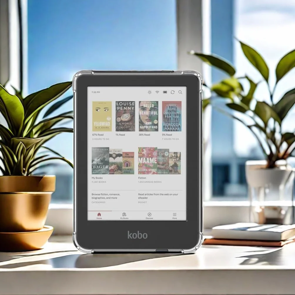 Funda Zcooooool para Kobo Clara Colour/BW/2E eReader Cubierta de Esquinas Reforzada 6"