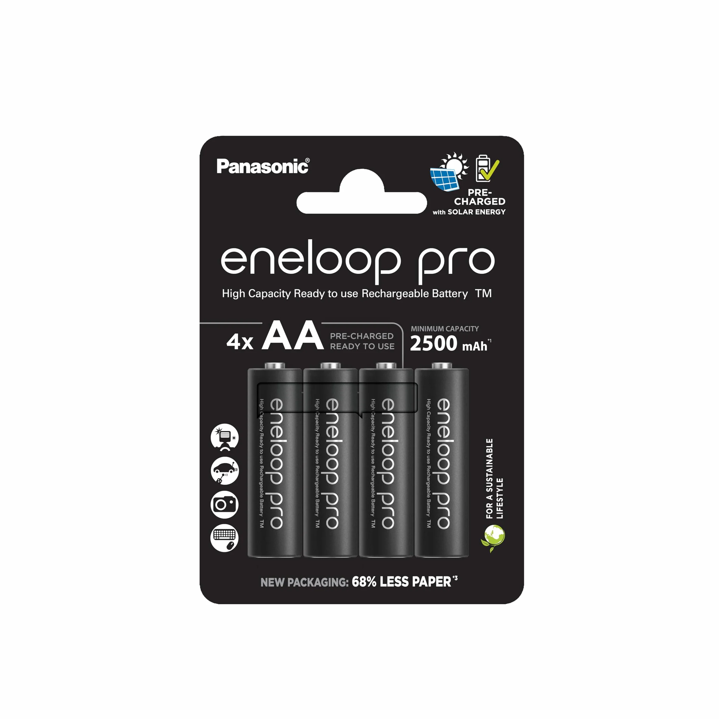 Eneloop Pro AA Mignon Ni-MH Recargables Pack de 4