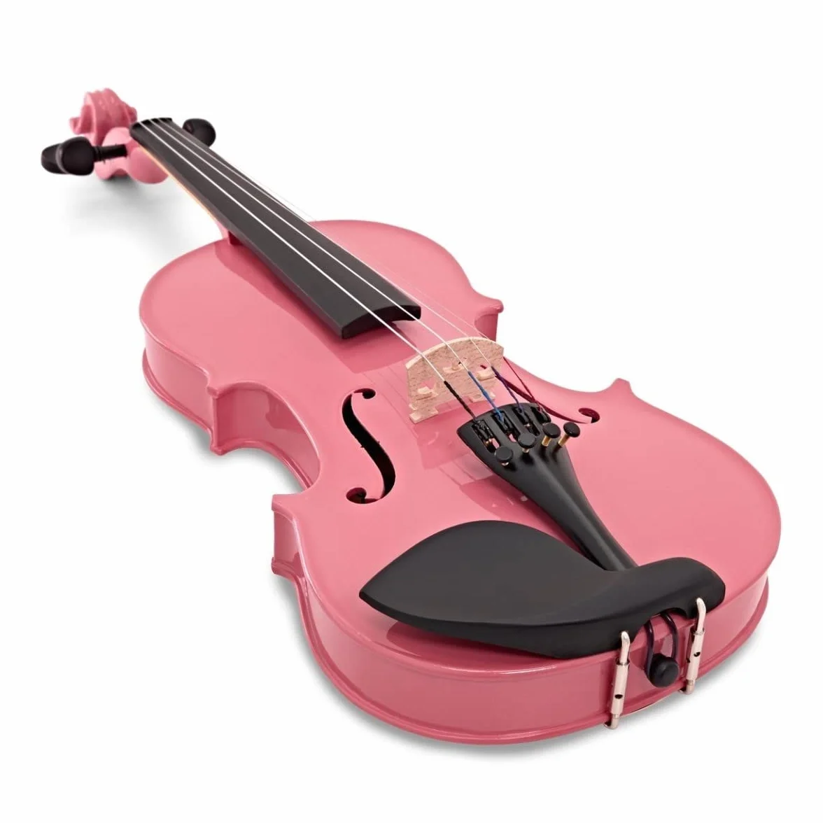 Violín rosa tamaño 1/2 con arco y estuche para niños de 7 a 10 años de Gear4music