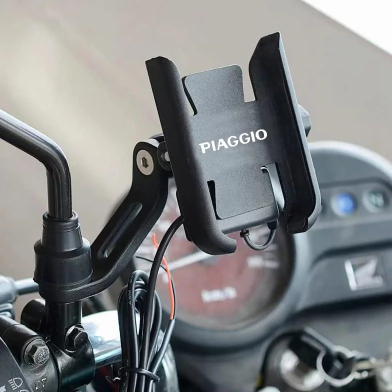 Compatible con Piaggio Beverly 300 MP3 500 Medley Liberty Zip, Accesorios para Manillar de Motocicleta, Soporte para teléfono móvil, Soporte para GPS