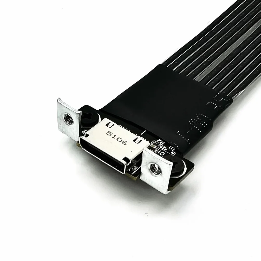 JMT ADT-K49SA-BK PCIe4.0 x4 M.2 NVMe a OcuLink SFF-8611/8612 Adaptador de tarjeta gráfica de 64 Gbps Cable de extensión externa (K49SA-BK, 15 cm)