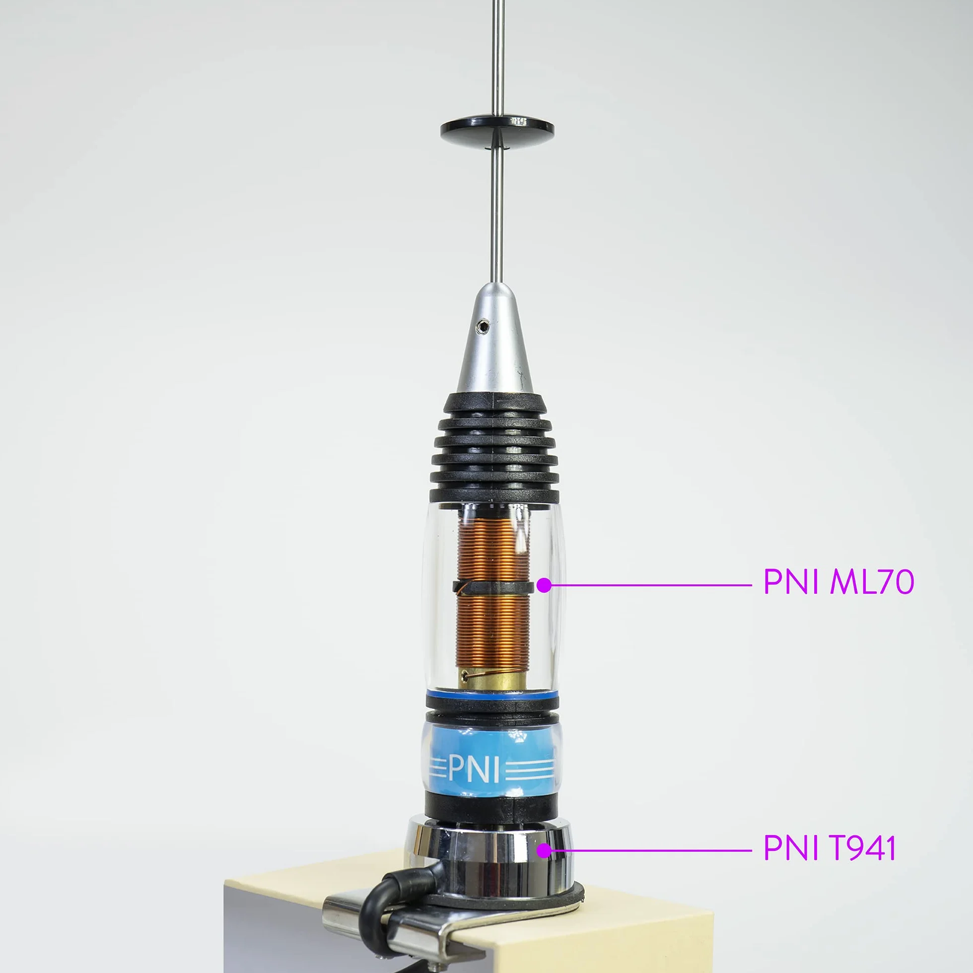 Antena CB PNI ML70, Longitud 70 cm, 26-30 MHz, 200 W, sin Accesorios