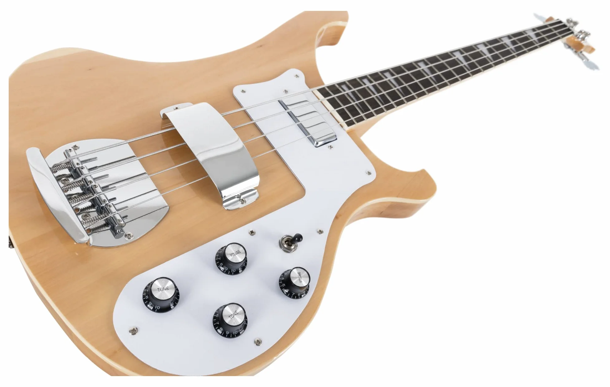 Rocktile Pro RB-400N Lumberjack Bajo Eléctrico (Longscale, Humbucker, Single Coil, mástil set-in) natural