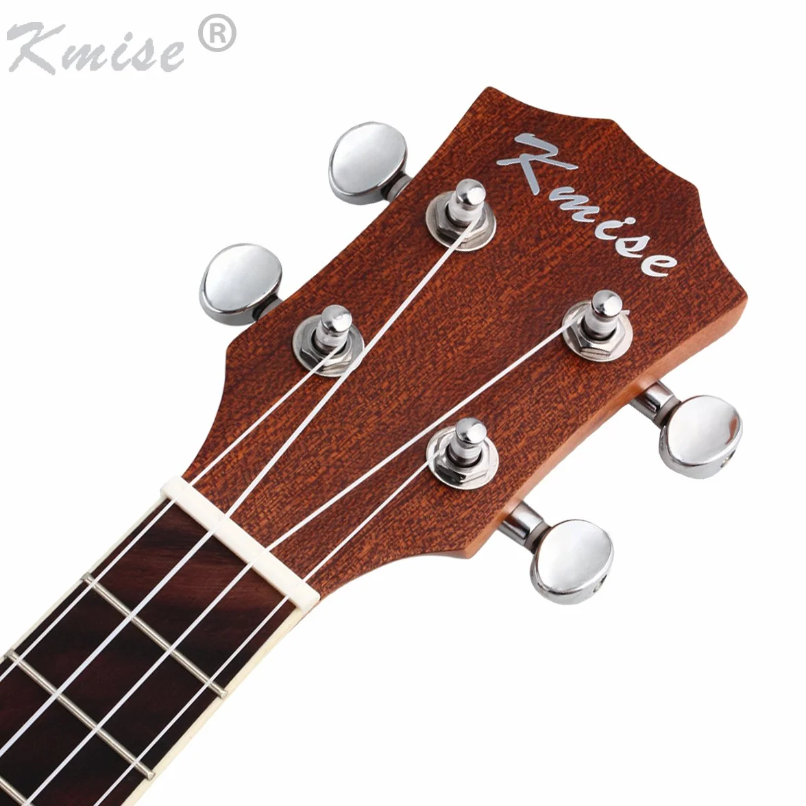 Kmise. Banjo ukelele de 4 cuerdas para concierto, tamaño de 58,4 cm, madera de sapele.