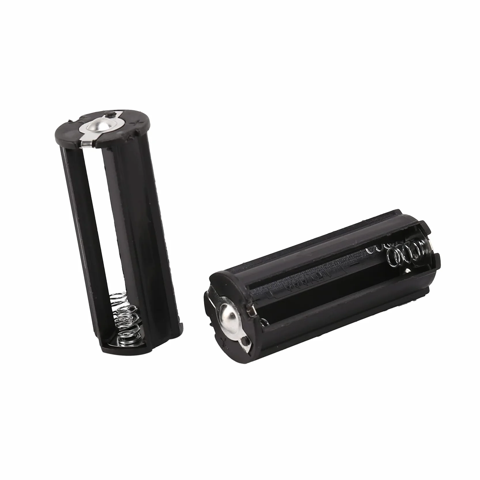 2 piezas negro soporte para batería 3 x 1,5 V AAA pilas antorcha