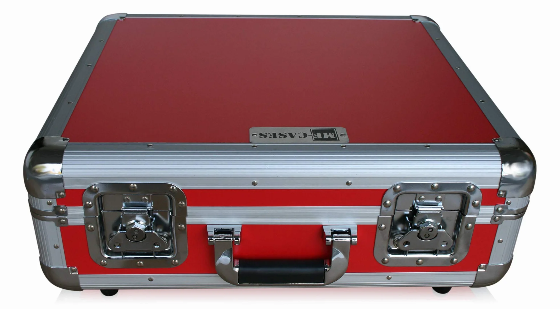 Maletín de tocadiscos para Technics Turntable DJ, rojo