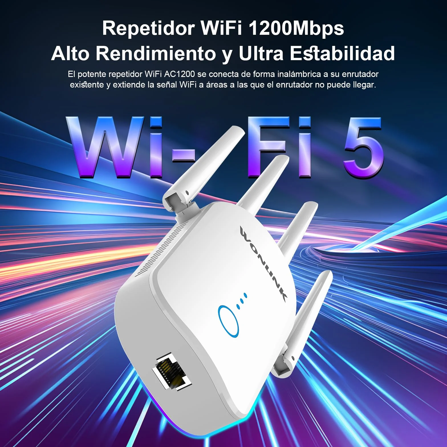 1200Mbps Amplificador Señal WiFi