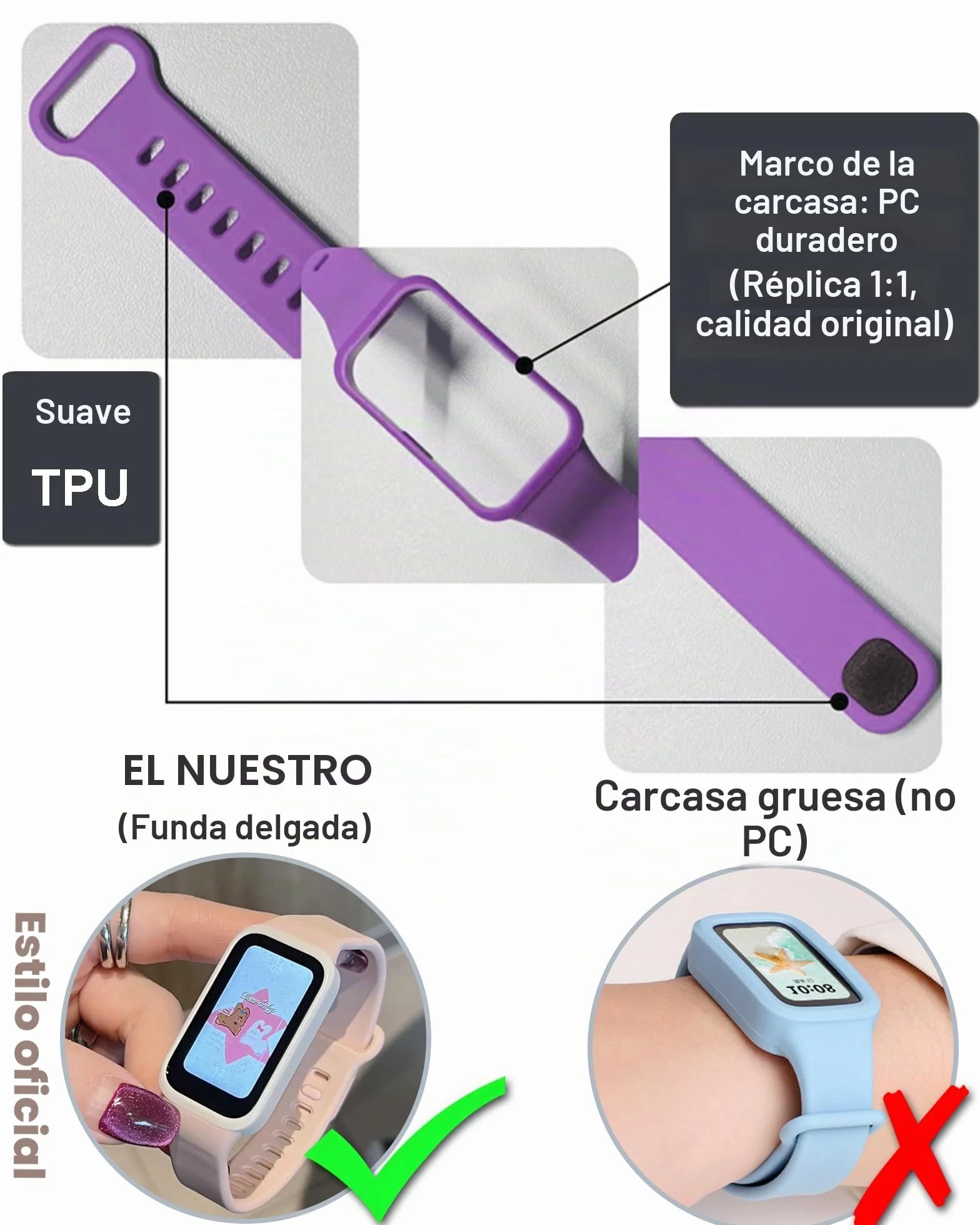 Correas de Repuesto Compatibles con Xiaomi Smart Band 9 Active y Redmi Band 3, Deportivas Transpirables con Liberación Rápida