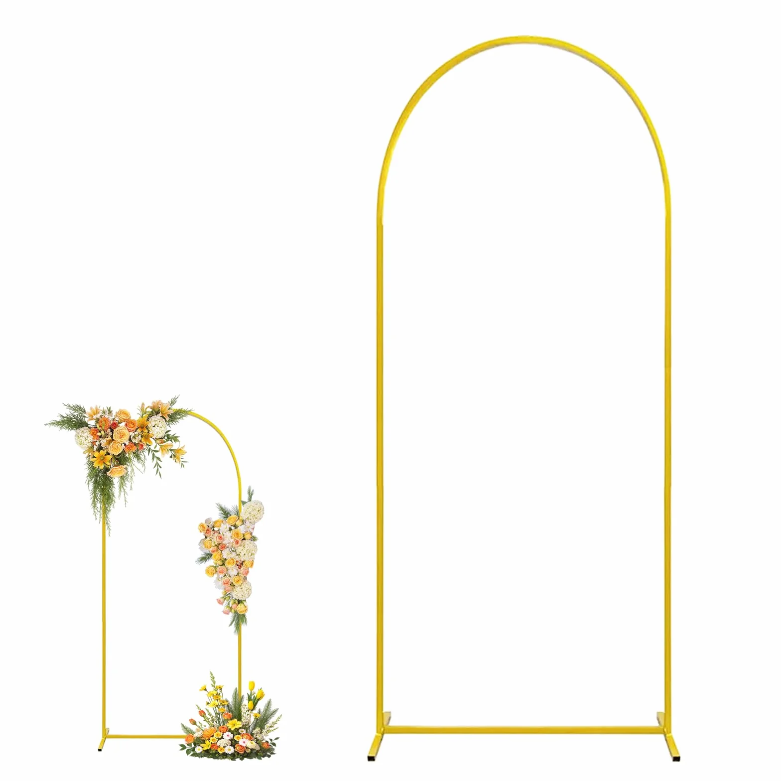 1,8M Soporte para Fondo De Arco De Boda Arco De Globos Metal Dorado Marco De Arcos De Boda para DecoracióN De Bodas Fiestas De CumpleañOs