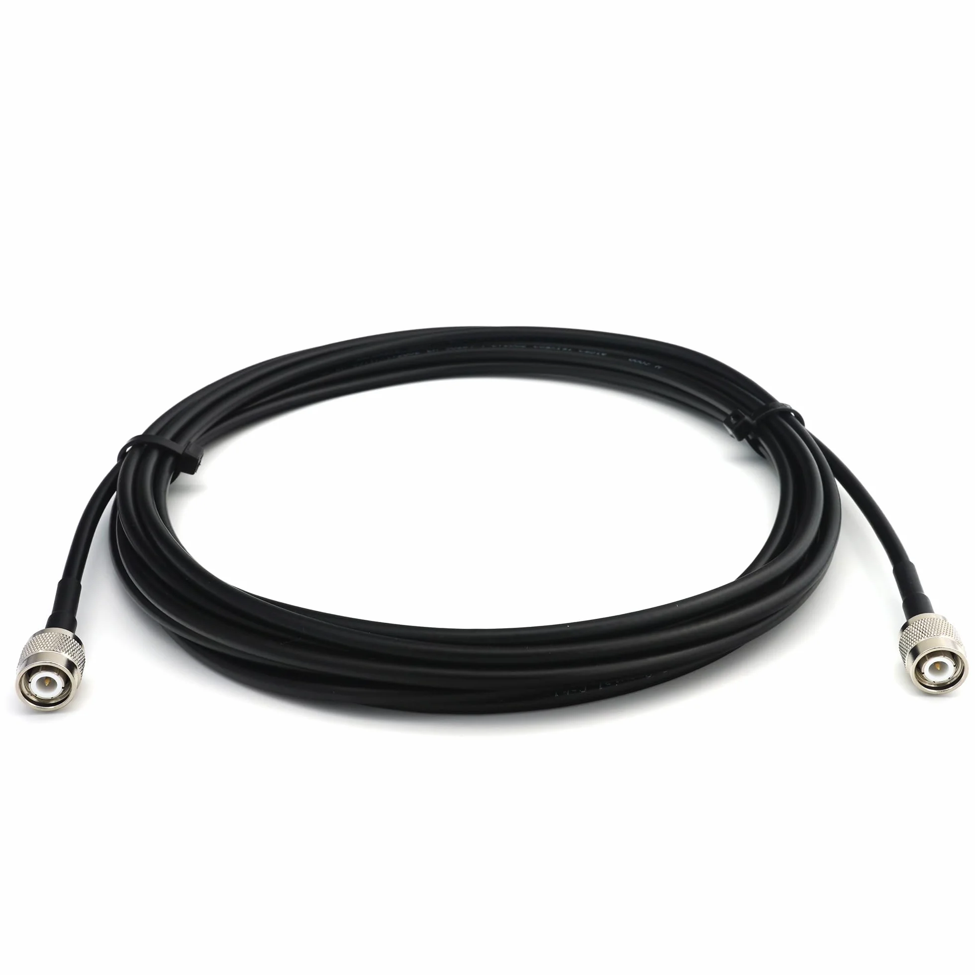 50cm TNC Macho Macho RG58 cable coaxial — 0,5 metros Extensión (50 ohmios) — para la HAM Emisora CB Radio VHF WiFi Analizador Medidor SWR Walkie Talkie cable antena