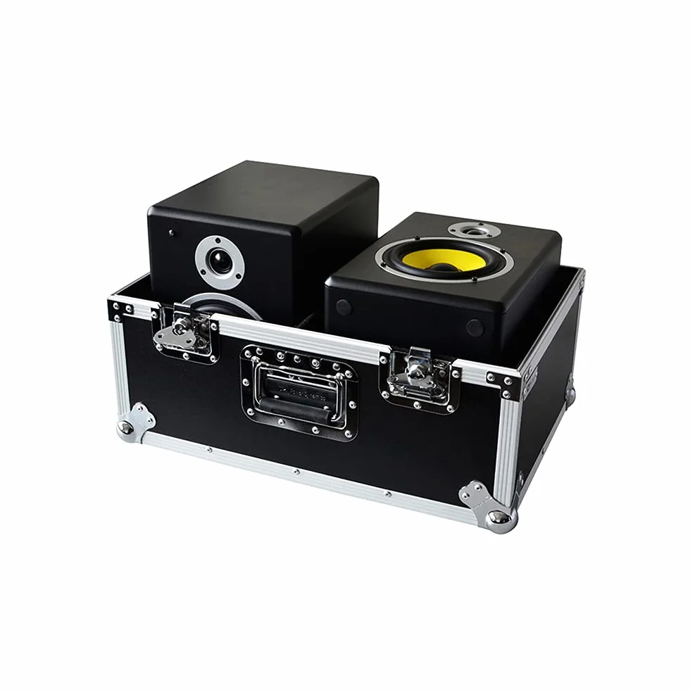 Power Dynamics PD-FC6 - Flightcase para Equipos, Madera contrachapada de Abedul, Cierres de Mariposa, asa integrada, Interior Totalmente Acolchado, Ideal para DJ móviles y músicos de Gira