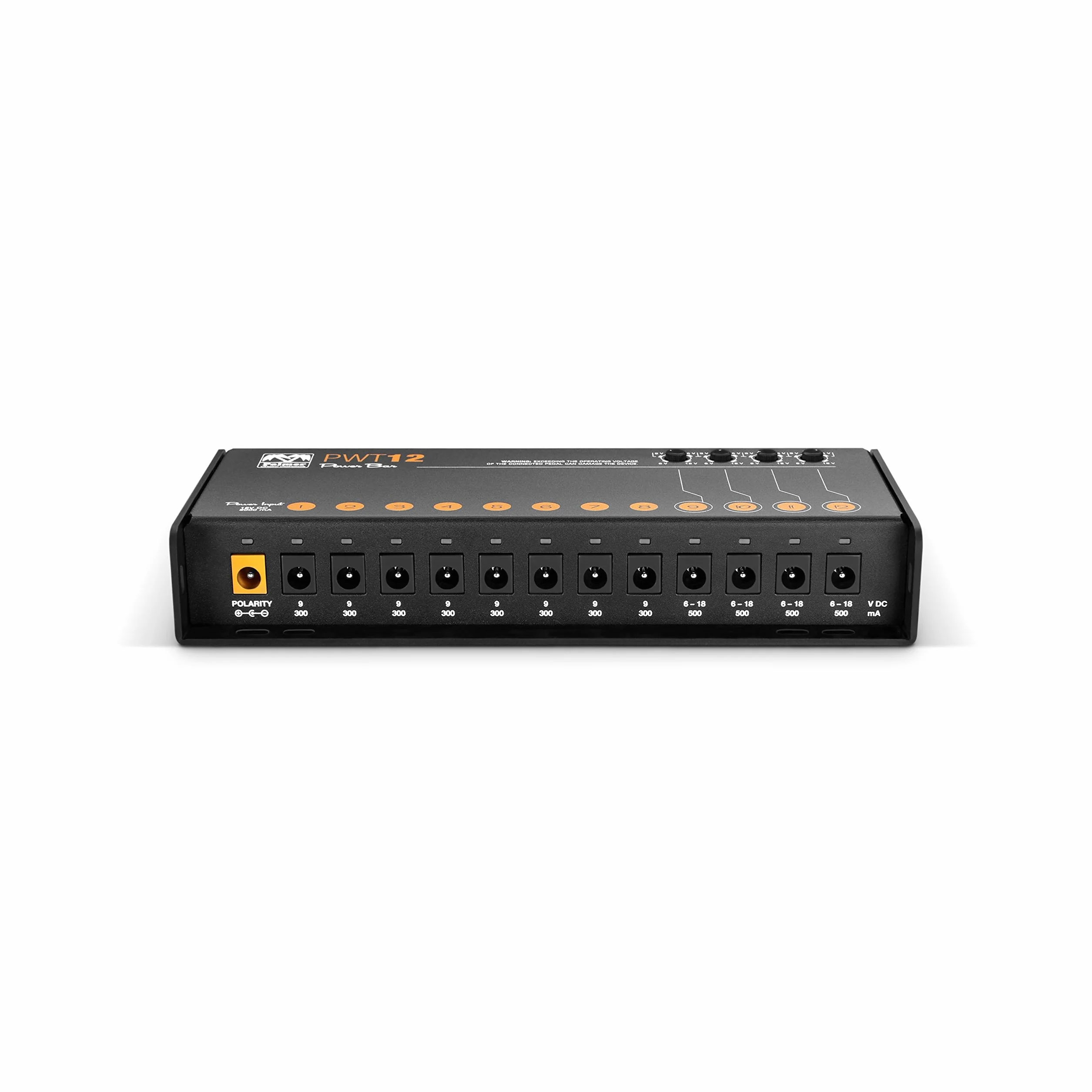 Palmer PWT 12 MK 2 - Fuente de alimentación universal para pedalera con 12 salidas