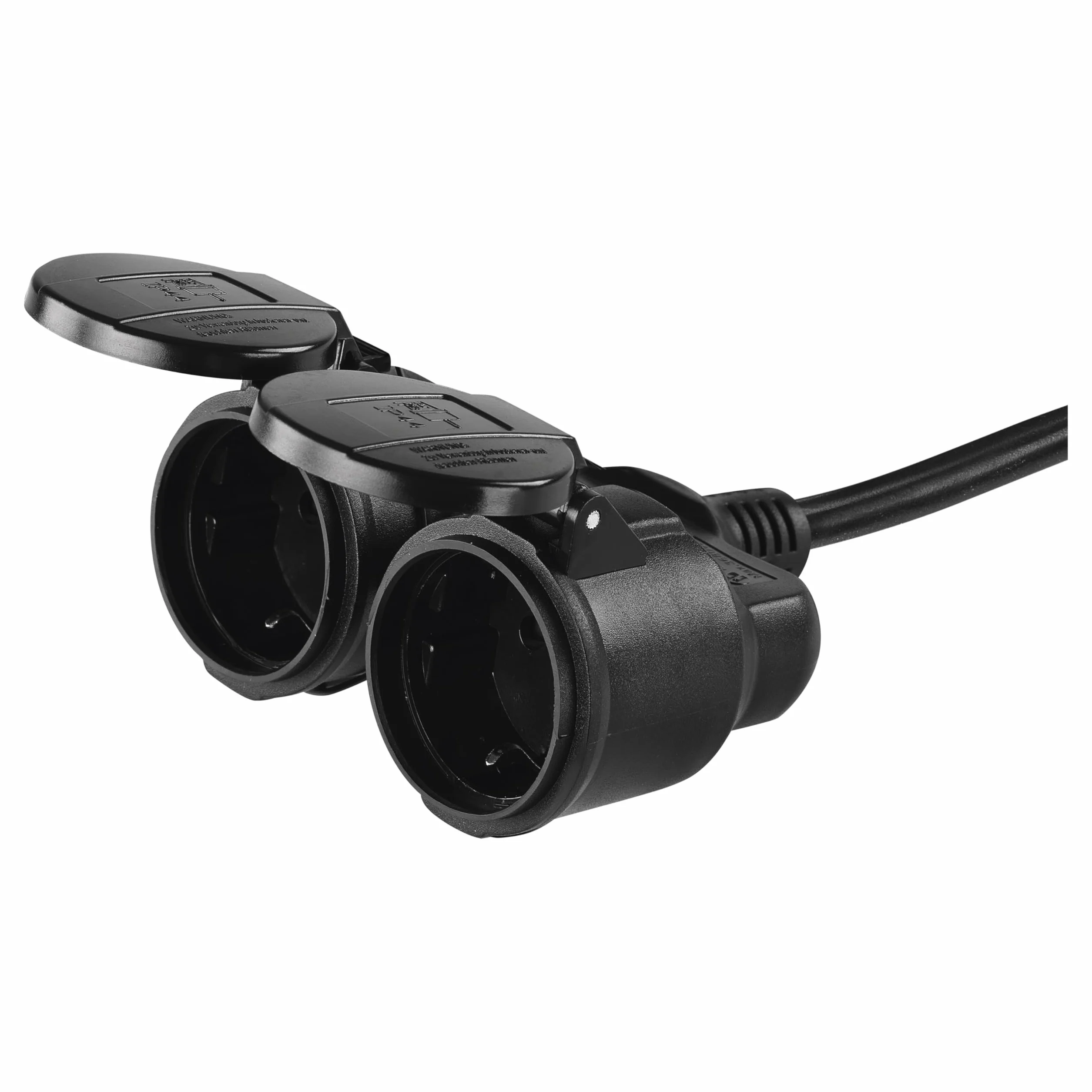 EMOS przedłużacz kabel IP44 15 m 230 V 16 A 3680 W H05RR-F3G 1.5 mm² czarny