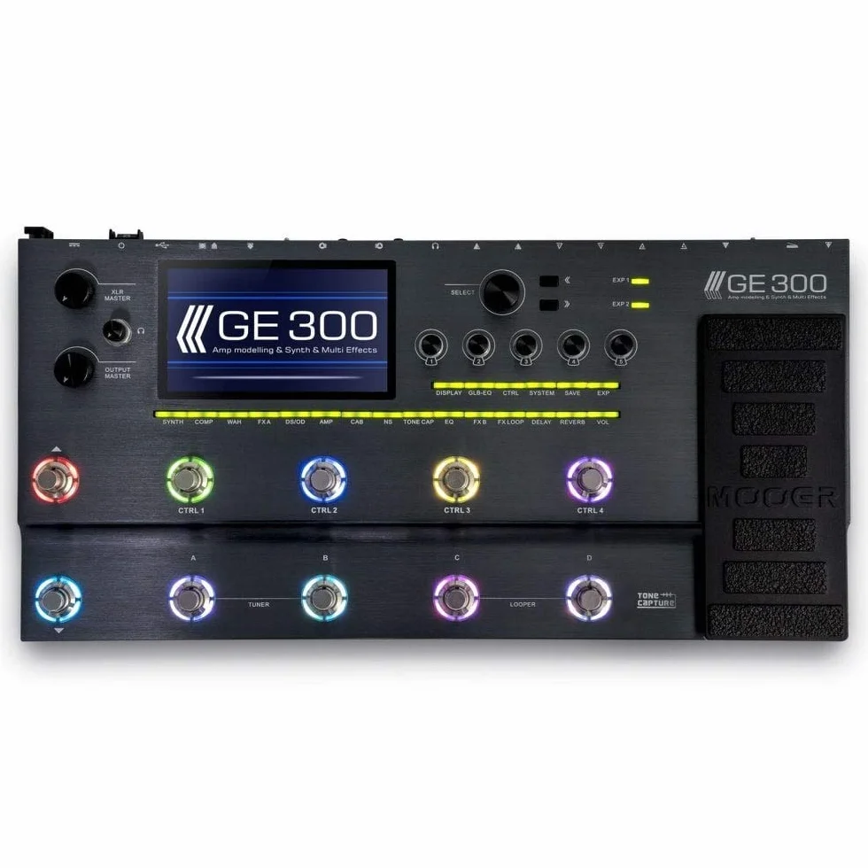 Mooer GE300 Amp - Procesador de guitarra multiefecto
