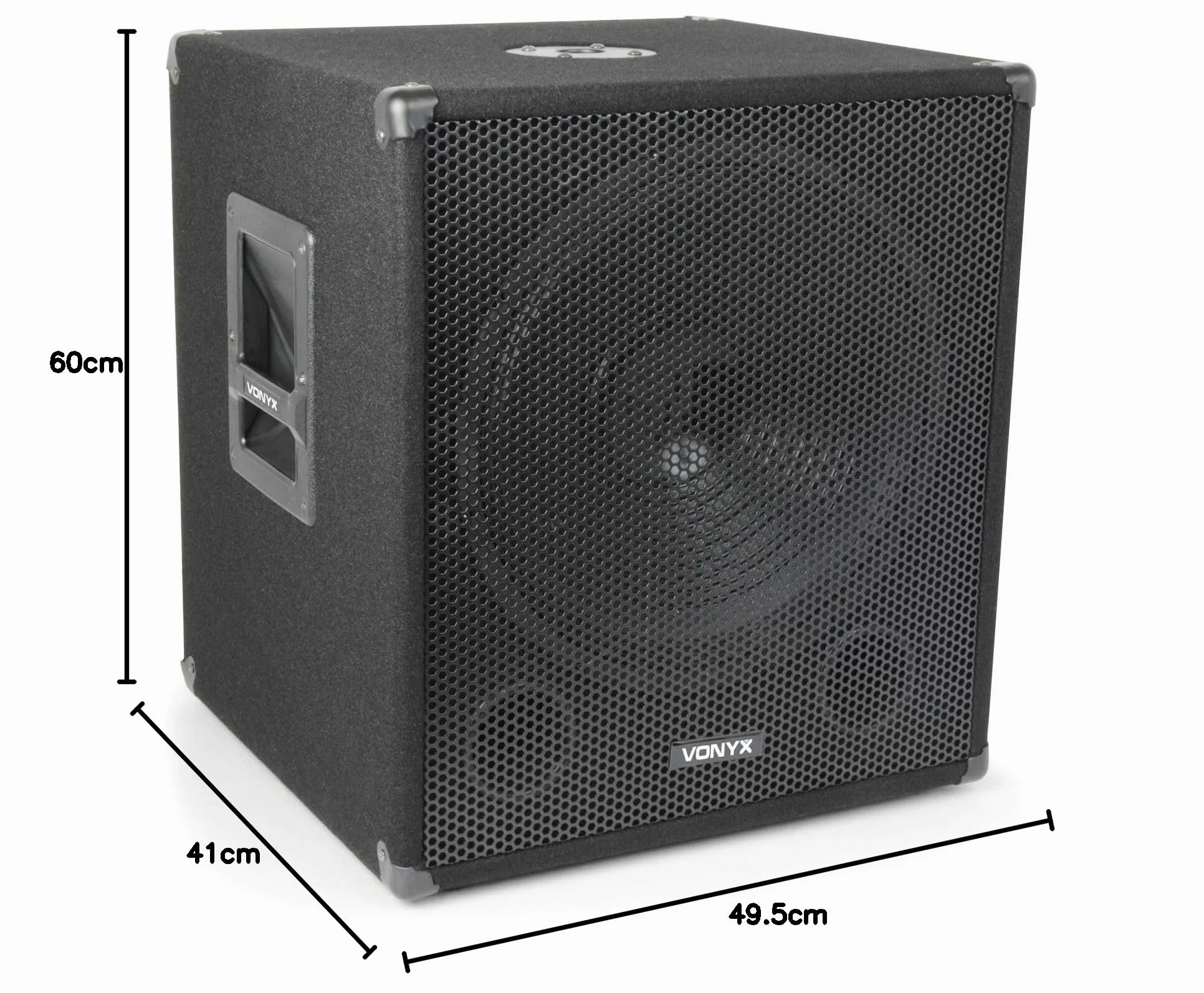 Skytec SMWBA15 - Subwoofer (Activo, 300 W, 20-200 Hz, 600 W, 50 Hz, Negro)