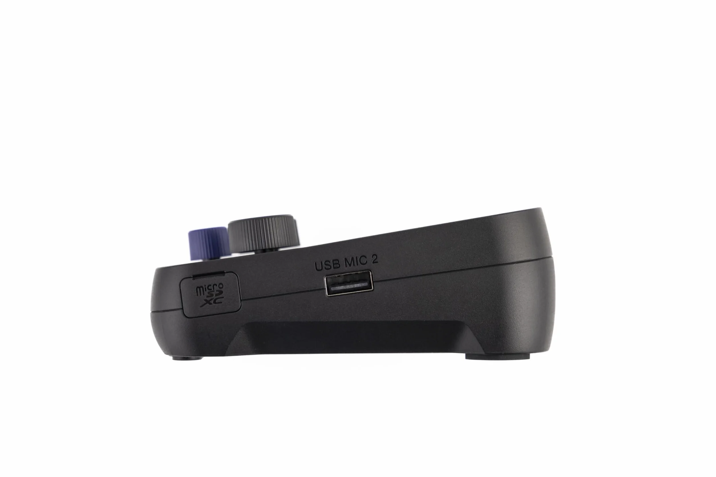 Zoom Grabadora de podcasts portátil P2 PodTrak e Interfaz de Audio USB | Mezclador de podcasting e Interfaz para grabación de Podcast móvil en Calidad de transmisión | 2 entradas de micrófono USB |