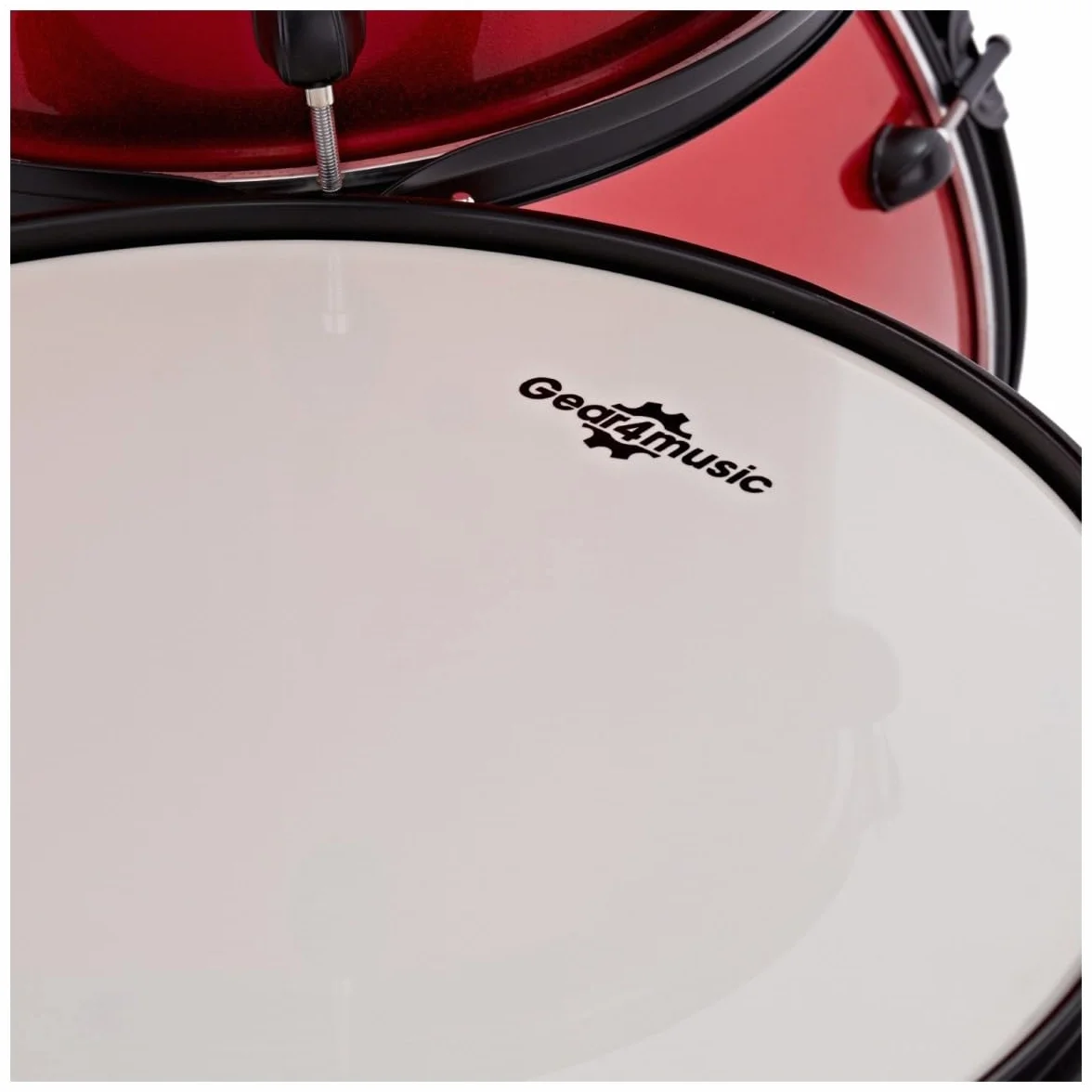Batería de Principiantes Tamaño Completo BDK-1 de Gear4music Roja